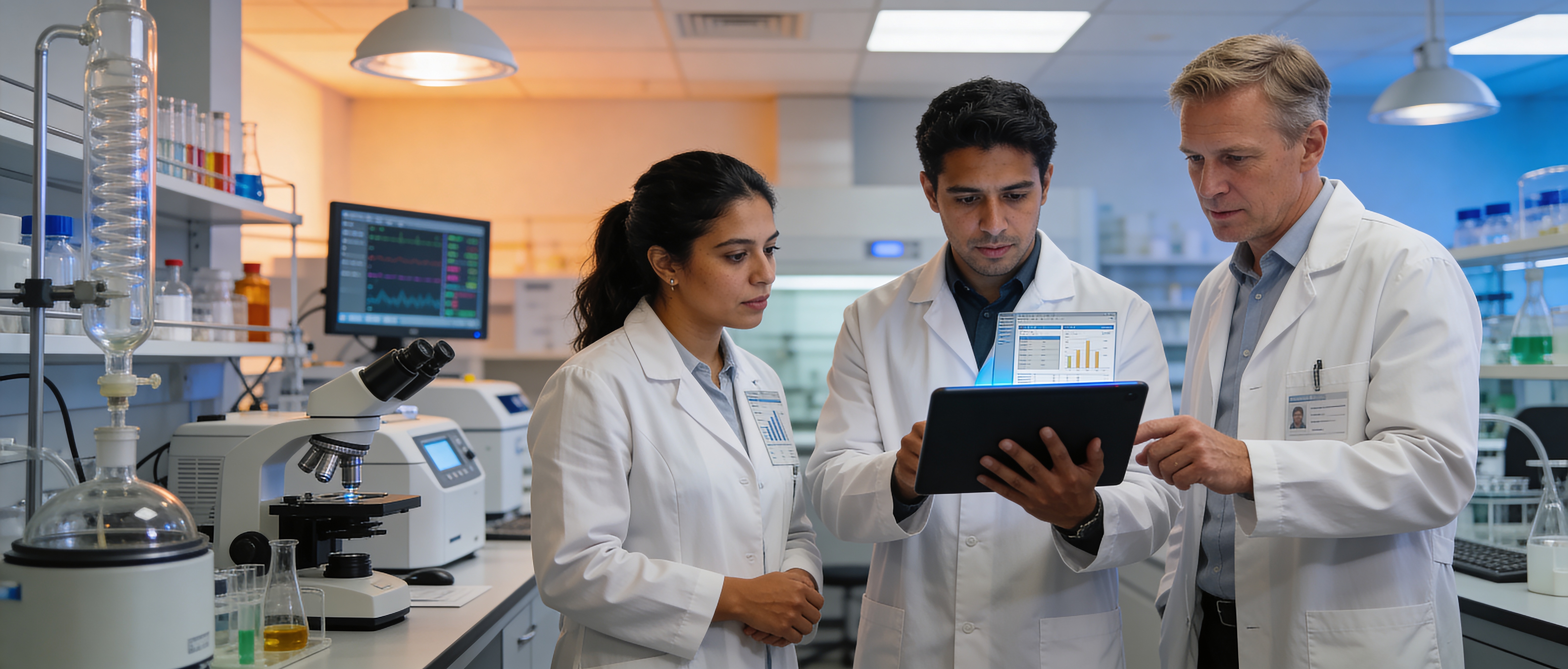 Equipos de investigación en sintonía.